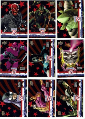 Captain America 75th Anniversary 2016 Marvel Rogues Gallery Complete Set RG-1-20 - Image 1 of 3