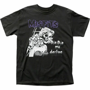 Misfits Die Die My Darling T Shirt Mens Licensed Rock N Roll Music Tee New Black - Picture 1 of 3