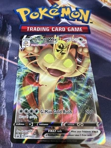 Meowth VMAX SWSH005 Pokemon TCG Sword & Shield Promo Full Art Foil NM - Bild 1 von 7