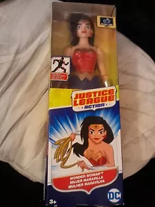 2016 MATTEL~DC COMICS~JUSTICE LEAGUE ACTION~WONDER WOMAN~NIB~12" ACTION FIGURE - Picture 1 of 4