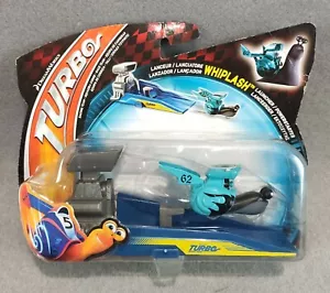 TURBO WHIPLASH DREAMWORKS LUMACA MATTEL BLU NEW VINTAGE RACING TEAM - Foto 1 di 2