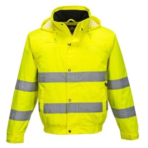 PORTWEST Hi-Vis Rain Lite Bomber Jacket S161 - Picture 1 of 7