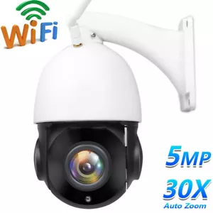 Telecamera di sicurezza IP auto tracciamento audio 5 mp PTZ 2 vie 30x zoom esterno CCTV H.265 - Foto 1 di 14
