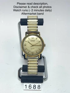 Vintage Ernest Borel Neuchatel Sea Gem Manual Wind Watch (Runs) - Picture 1 of 10