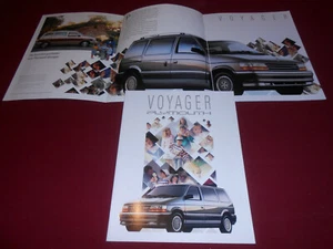 Plymouth Voyager 1991/Gramd Voyager catálogo grande de 30 páginas/folleto de ventas del 91 - Imagen 1 de 5
