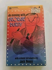 An Evening With George Burns Audio Book Cassette SEALED Jack Benny VTG - Picture 1 of 5