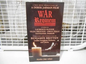 War Requiem Derek Jarman Britten VHS Edition Mystic Fire Video - Picture 1 of 3