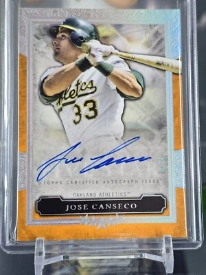 2020 Jose Canseco Topps Five Star Auto /5 - Image 1 of 2
