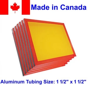 Silk Screen Printing Frame 2 Pc 20” x 24” Stretched High Tension 175 Yellow Mesh - Picture 1 of 7