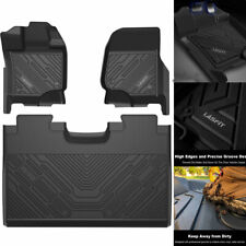 Lasfit Floor Mats Liners for Ford F150 2015-2022 Super Crew Cab All Weather Tpe