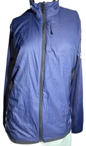 Giacca donna Adidas taglia 18 grande blu navy climaheat impermeabile 2017 full zip - Foto 1 di 12