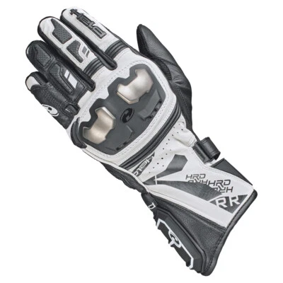 Held Akira RR Sport Handschuhe Leder schwarz/weiss 9 Motorrad gloves Känguru - Bild 1 von 2