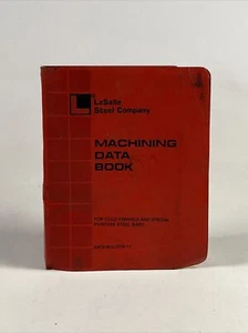 LaSalle Machining Data Book 1980 LaSalle Steel Data Bulletin 11 - Picture 1 of 5
