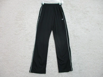 BCG Pants Small Adult Black Stretch Athletic Casual Straight Ankle Zip Logo Mens - Image 1 of 4