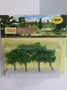 MP Scenery Products 75533 - Spur N - Kastanienbaum 1,5" bis 2", 4/Packung - Bild 1 von 1