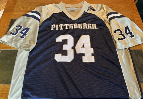 New Mens Vintage/Retro Pittsburgh Panthers Football Jersey in XL Cover