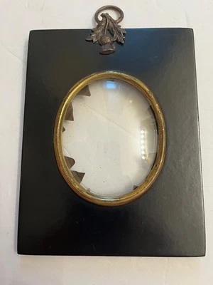 Antique 1820-1830’s Silhouette Portrait  Ebonized Frame - Image 1 of 4
