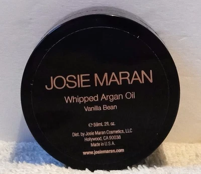 Josie Maran Whipped Argan Oil Vanilla Bean Body Butter Skin 2 oz 59mL Sealed - Image 1 of 3