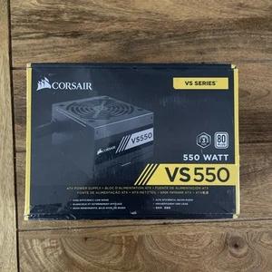 Unidad de fuente de alimentación Corsair VS Series VS550 550W 80+ Plus *nueva* - Imagen 1 de 3