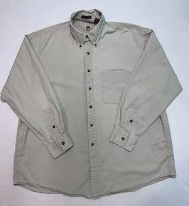 Gant Mens XL Vintage Washer Twill Button Down Button Point Collar Shirt - Picture 1 of 11