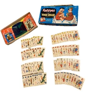 Vintage 1961 ED-U-CARDS Card Games Flintstones & Yogi Bear Rummy - Picture 1 of 16