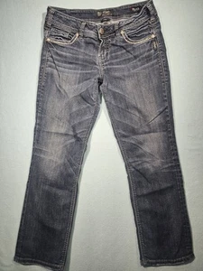 Silber Capri Denim Damengröße 30 x 23 Suki Mid Capri - Bild 1 von 6