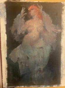Max Turner Female Painting Of A Terra Cotta Sculpture From His Book - Picture 1 of 7