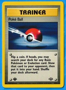 1999 Wizards Pokemon Jungle Edition 1 Non Holo Poke Ball 64/64 NM-MT Condition - Picture 1 of 3