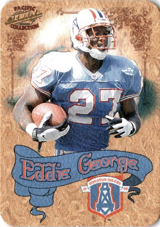 1997 Pacific Philadelphia #14 Eddie George Photoengravings Houston Oilers - Image 1 of 2