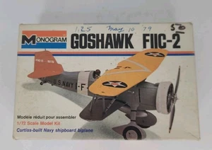 Monogram Goshawk F11C-2 Model 6796 Kit Scale 1/72 Open Box Unassembled Read Desc - Picture 1 of 13