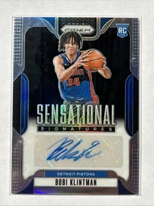Bobi Klintman 2024-25 Panini Prizm Sensational Signatures Silver Auto #SS-BKP - Picture 1 of 2