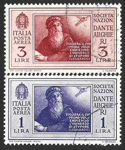 Italien, Scott #C29-C30, Leonardo da Vinci, gebraucht - Bild 1 von 1