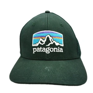 Cappello camionista Patagonia snapback rete posteriore più berretto verde con logo ricamato - Foto 1 di 5