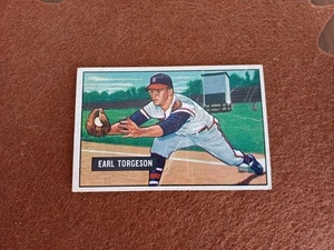 ⚾️⚾️1951 Bowman #99 Earl Torgeson Baseballkarte⚾️⚾️ - Bild 1 von 2