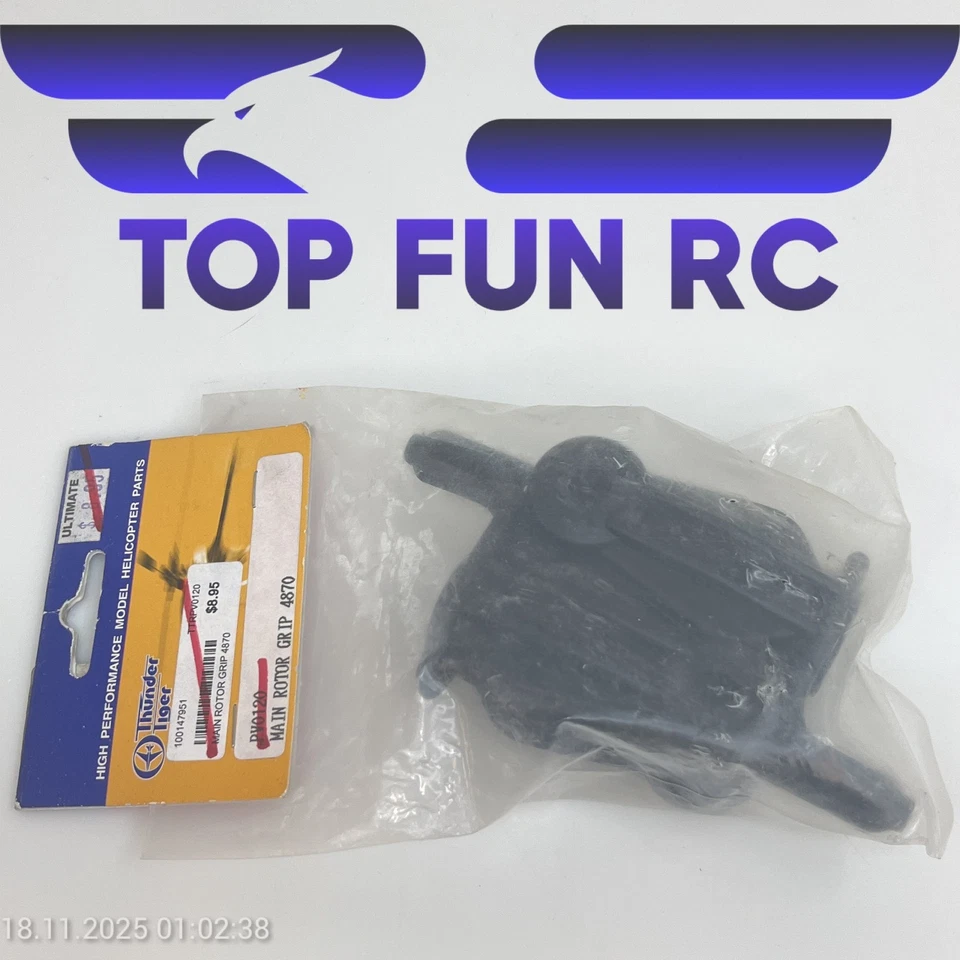 THUNDER TIGER PV0120 MAIN ROTOR GRIP 4870 FOR RAPTOR 60 & 90 HELICOPTERS - Image 1 of 1