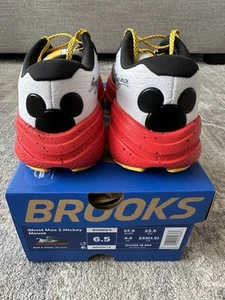 2025 Run Disney Brooks Ghost Max 2 MICKEY MOUSE Shoes Womens 6.5 Medium SOLD OUT - Picture 1 of 8