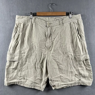 Tommy Bahama Relax Cargo Shorts Mens 40 Tencel Blend Khaki Classic Comfort - Image 1 of 4