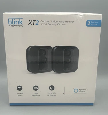 Blink XT2 Security Cameras System - 2 Cameras & Sync Module - Sealed - Image 1 of 4
