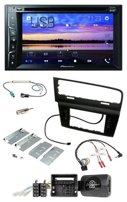 Pioneer Bluetooth 2DIN USB DVD DAB Lenkrad Autoradio für VW Golf VII ab 2012 - Bild 1 von 4