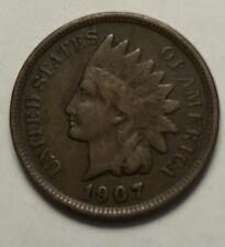 1907 U.S. Indian Head One Cent Penny