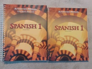 BJU Press Spanish 1 SET Activity Manual Teacher's Edition and Student 2nd Ed. - Picture 1 of 10