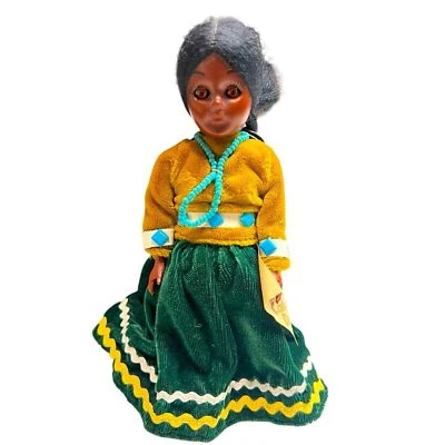 Vintage Carlson Dolls Navajo Princess 8-1  Open shut eyes & baby - Image 1 of 4