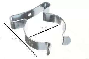 Herramienta Almacenamiento Presillas Terry 3.8cm 38mm BZP Paquete De 12 - Imagen 1 de 1