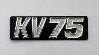 KAWASAKI MT1 KV75 OIL TANK OR EXHAUST PIPE DECAL EMBLEM  56018-216 - Image 1 of 4