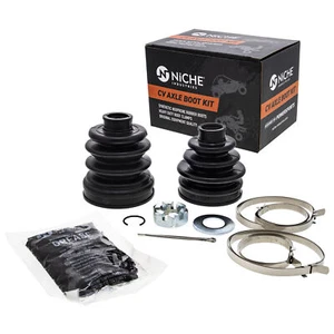 NICHE Front CV Axle Boot Kit for Suzuki 54930-19B21 54931-19B21 Eiger 400 ATV - Picture 1 of 6