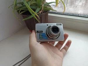 š„Samsung Digimax L313 Silver 13.6MP digital compact cameraš„WORKing FULL Setš„ - Picture 1 of 7