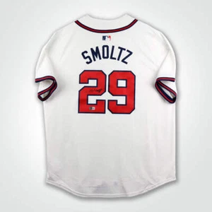 John Smoltz Signed MLB Atlanta Braves White Nike Jersey - Picture 1 of 4