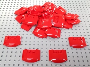 Lego rot 3 x 4 x 2/3 Keil Hang Schleife Stein (93604) x2 *NEU City Star Wars Marvel - Bild 1 von 3