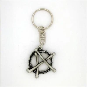 ENGLISH PEWTER - ANARCHY - KEYRING KEYCHAIN PUNK SEX PISTOLS - Picture 1 of 1