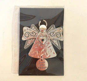 "Ornamento angelo Born Into Heaven di Deb Toner Silvertone 3" - Foto 1 di 4